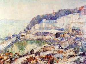 The Hudson At Inwood — Ernest Lawson