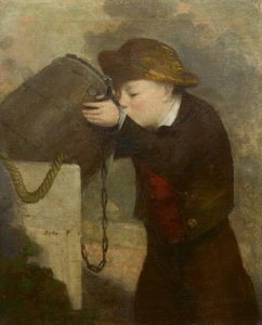 Boy Drinking From A Barrel — David Gilmour Blythe