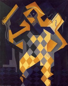Harlequin With Violin — Juan Gris