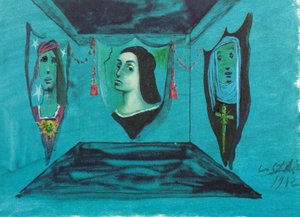 Design Für Die Ausstattung Des 'romeo Und Julia', 1942 — Salvador Dalí