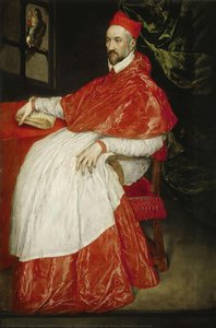 Portrait Of Charles De Guise, Cardinal De Lorraine — El Greco, Spanish Baroque