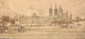 Abbaye Aux Hommes, Caen — John Sell Cotman