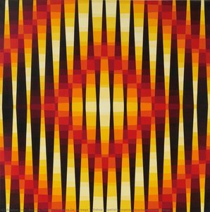 Spatial-temporal Structures Jaune-orange — Enrique Timoteo González De Careaga Y Bishop, Geometric Abstraction