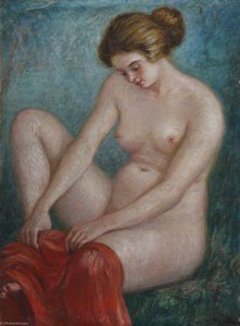 Lady Dressing — Georges Van Houten