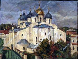 Novgorod. Sophia. — Pyotr Konchalovsky