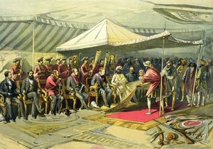 The Return Visit Of The Viceroy To The Maharajah — William Simpson