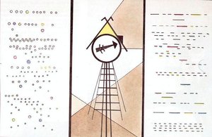 Cuadro Xv. Los Sombreros De Baba Yagá — Wassily Wassilyevich Kandinsky