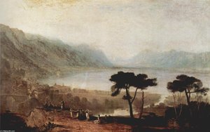 The Lake Geneva Seen From Montreux — Joseph Mallord William Turner