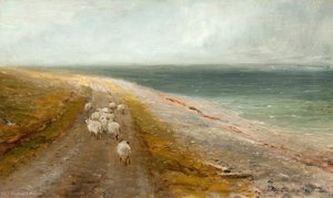 Stray Sheep — John Macwhirter