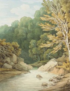 Near Roslyn Castle, Edinburgh — John White Abbott