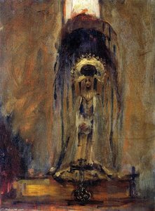 Sketch Of A Spanish Madonna (also Known As Madonna In Festive Robe) — John Singer Sargent