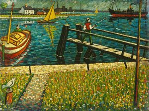 Fisherman On A Jetty — Charles Byrd