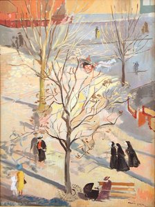 Street Scene At Paris — Emilio Grau Sala
