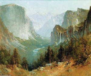 Yosemite Valley From Inspiration Point — Thomas Hill