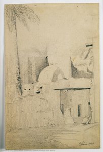 Street In Village Near Biskra — Louis Michel Eilshemius