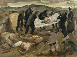 The Greek Civil War Relatives Mourn Their Dead At Peristeres — Leslie Cole