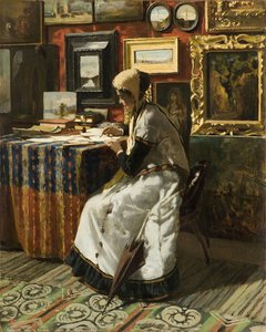 Unable To Wait — Telemaco Signorini, Macchiaioli