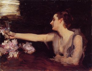 Madame Gautreau Beim Toasten — John Singer Sargent, Impressionism