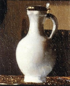 A Lady At The Virginals With A Gentleman (detail) — Johannes Vermeer, Dutch Golden Age