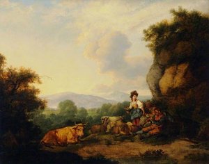 Landscape With Shepherds — Philip James De Loutherbourg