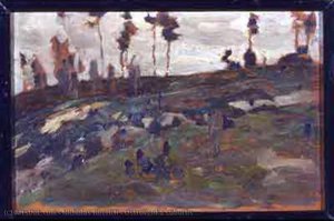 Ostrovenka Suburbs — Nicholas Roerich