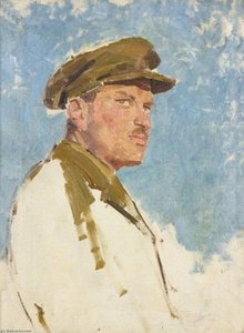 Portrait Of A Canadian Army Officer — Augustus Edwin John
