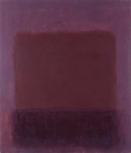 Purple Brown — Mark Rothko, Color Field Painting