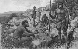 Restoration By Amedee Forestier Of The Rhodesian Man Whose Skull Was Discovered — Amédée Forestier