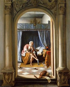 Woman At Her Toilet — Jan Havickszoon Steen