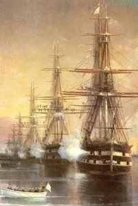 The Landing To Subashi — Ivan Konstantinovich Aivazovsky
