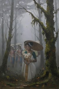 The Silent Procession Of Veiled Ancestry — Guillaume Marchand