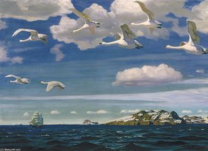 In The Blue Expanse — Arkadij Aleksandrovic Rylov