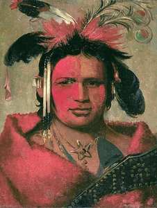 Chee Me Náh Na Quet, Great Cloud, Son Of Grizzly Bear — George Catlin