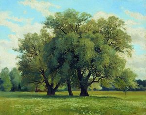 Oaks — Ivan Ivanovich Shishkin, Realism