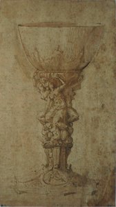 Drawing Of A Chalice — Francesco De Rossi (francesco Salviati) (cecchino)