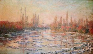 Floating Ice — Claude Monet, Impressionism