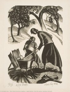 Apple Butter, From The Series “southern Harvest” — Clare Leighton