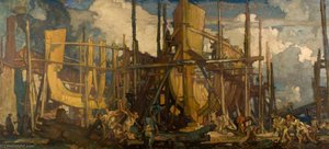 Shipbuilding — Frank Brangwyn
