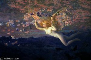 On The Wings Of The Morning — Edward Robert Hughes