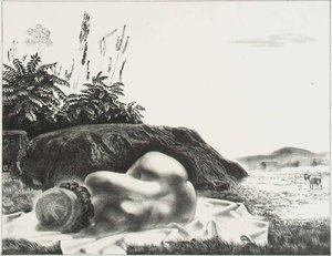 Sun Bath — Louis Lozowick