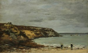 Seacost Bindy In Logonna Daoulas — Eugène Louis Boudin, Impressionism