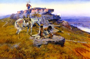 Her Heart Is On The Ground — Charles Marion Russell
