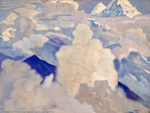 White And Heavenly — Nicholas Roerich, Symbolic Expressionism
