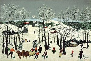 Maple Bush — Grandma Moses