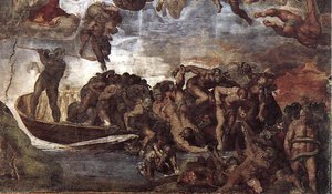 Das Letzte Gericht — Michelangelo Buonarroti, High Renaissance
