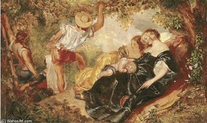 Study For 'automne' — Alfred Edward Chalon