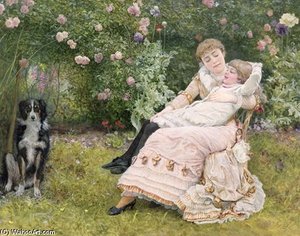 A Rest In The Garden — Edward Killingworth Johnson