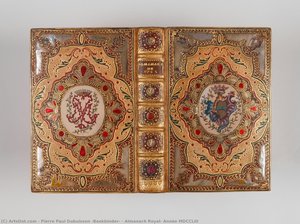 Almanach Royal, Année Mdccliii — Pierre Paul Dubuisson (bookbinder), Rococo