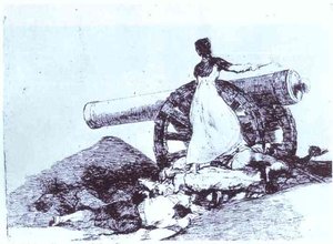 Qué Valor. — Francisco José De Goya Y Lucientes