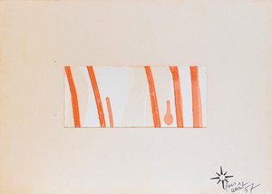 Untitled Drawing — Yves Klein